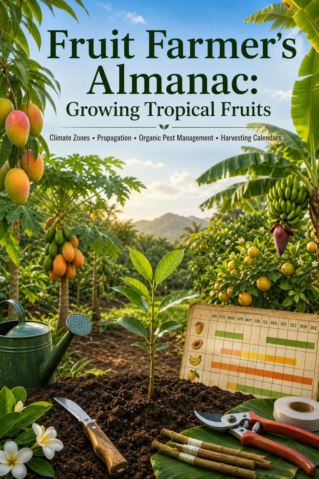 Fruit Farmer's Almanac: Growing Tropical Fruits ebook cover