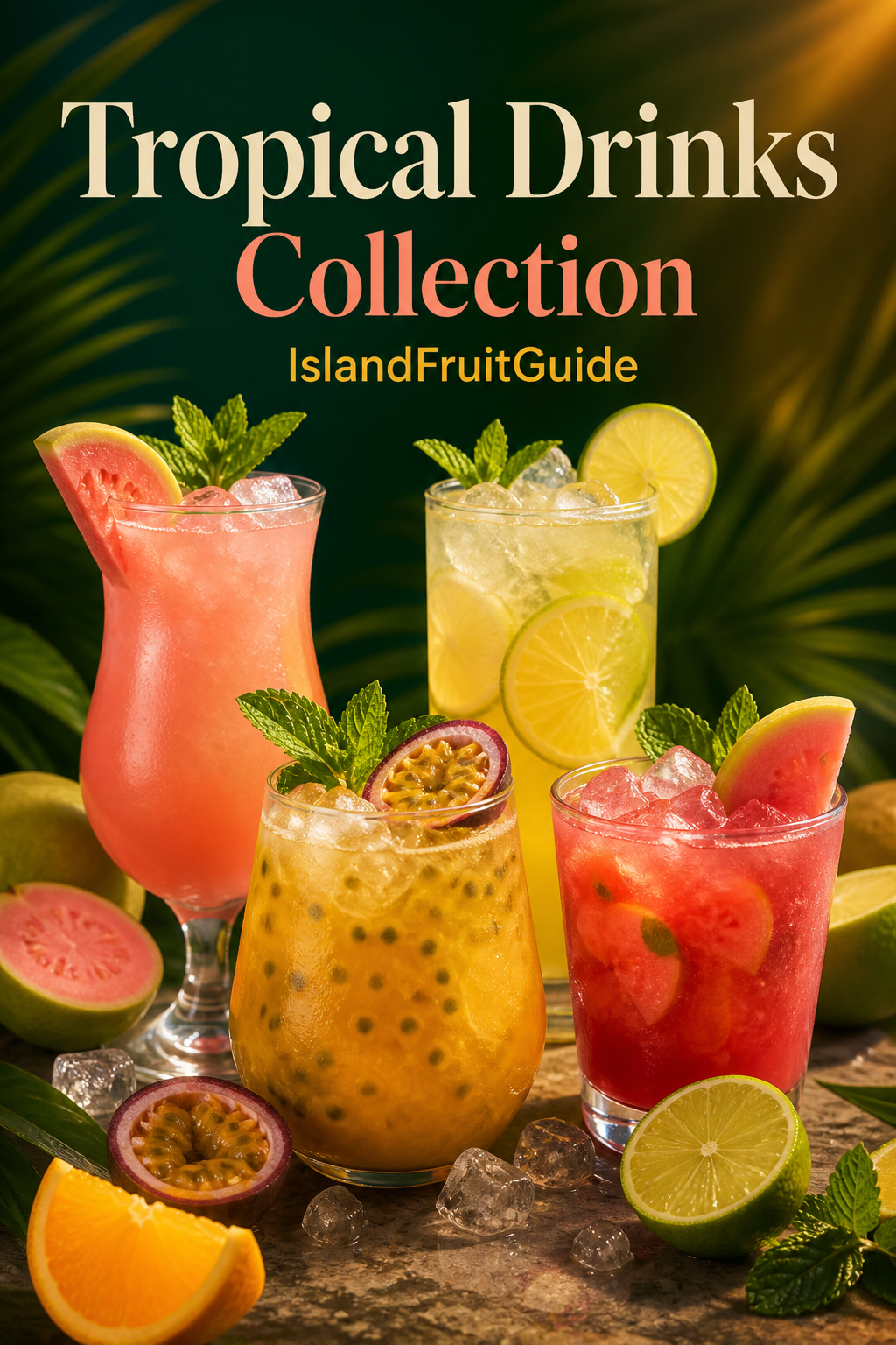 Tropical Drinks Collection: 4 Signature Recipes