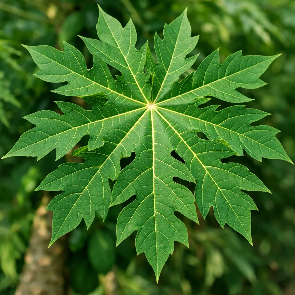 Papaya Leaf — Caribbean medicinal leaf — IslandFruitGuide