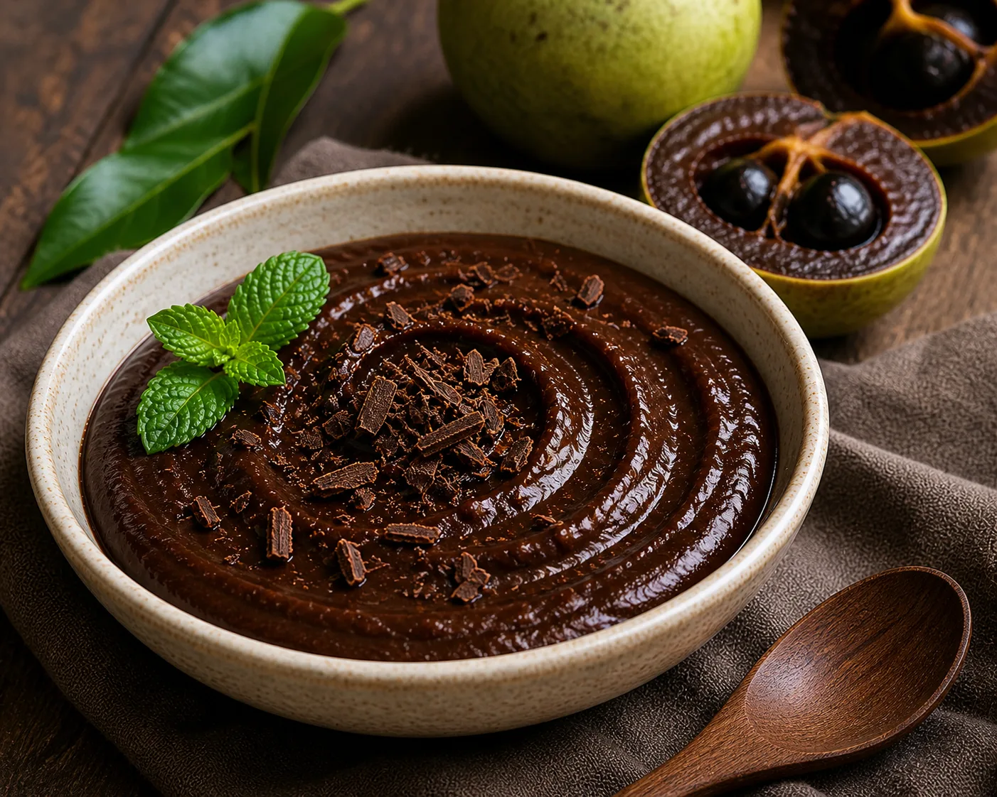 Black Sapote Chocolate Pudding – IslandFruitGuide Recipe