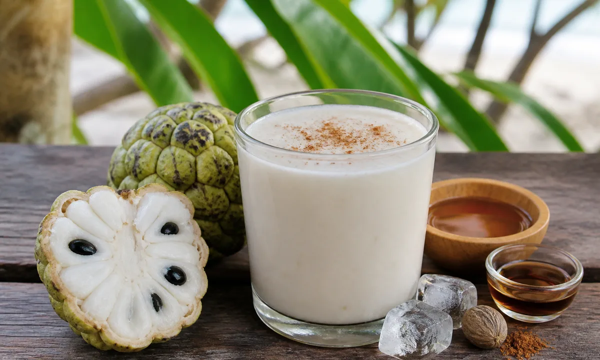 Custard Apple Smoothie – IslandFruitGuide Recipe