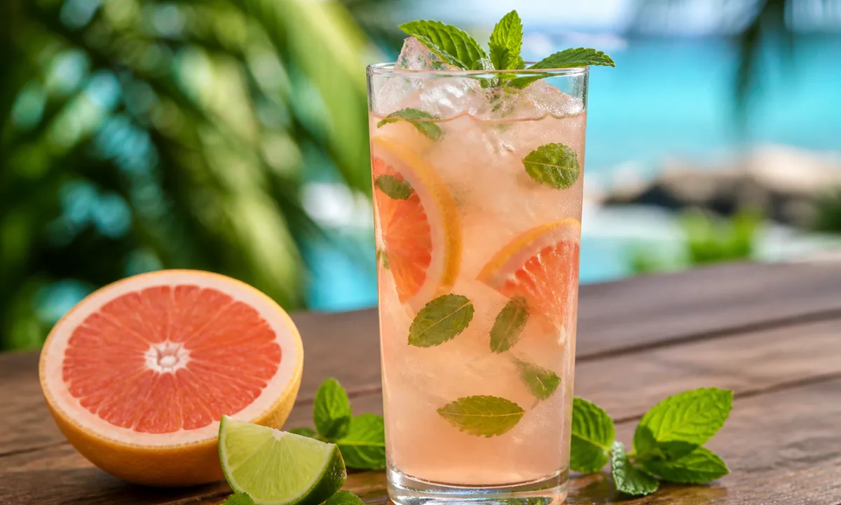 Grapefruit Mint Cooler – IslandFruitGuide Recipe