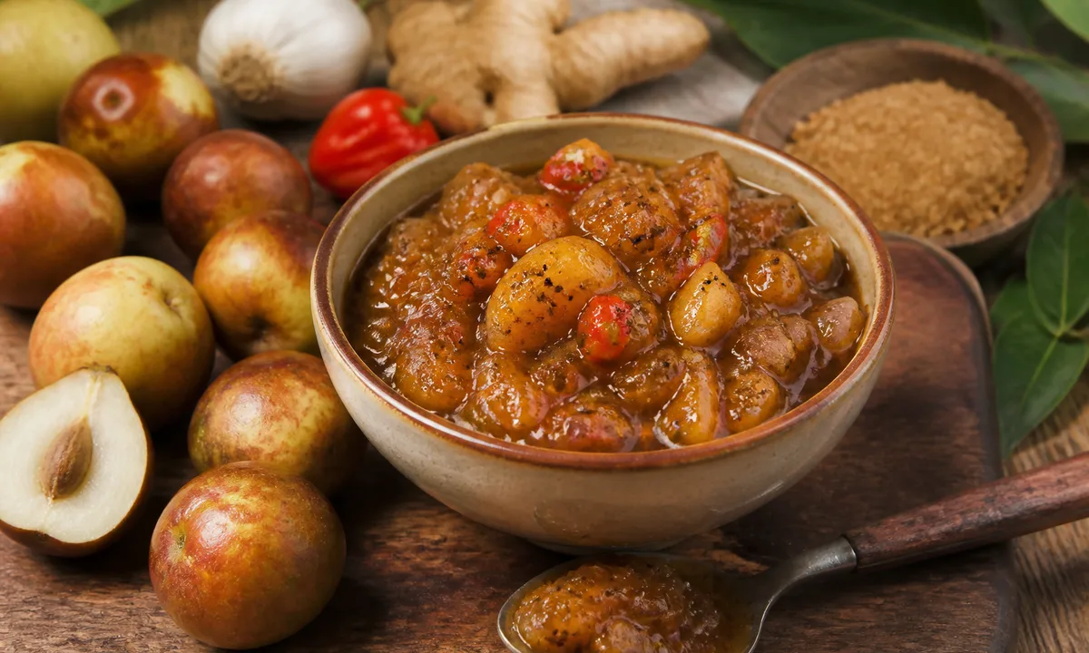 Indian Plum Chutney – IslandFruitGuide Recipe