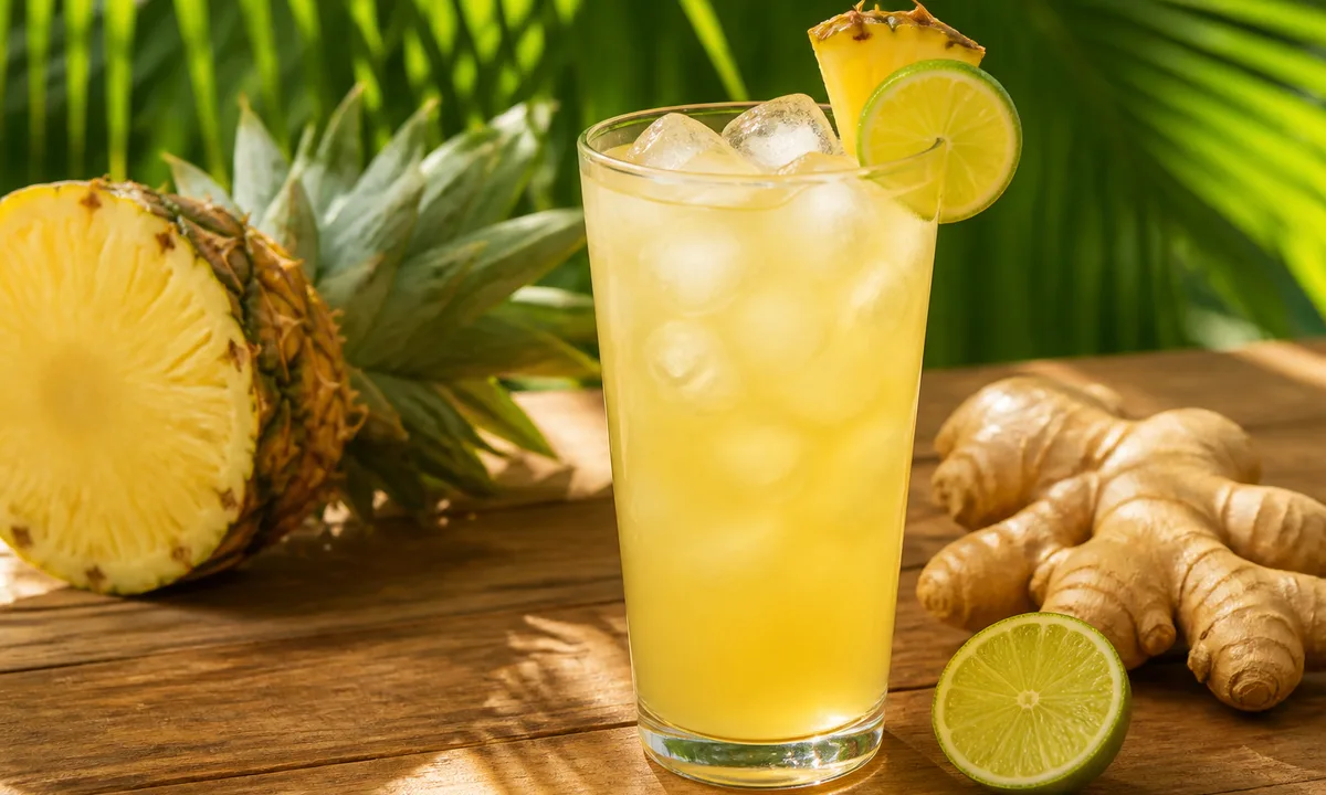Jamaican Pineapple Ginger Drink – IslandFruitGuide Recipe