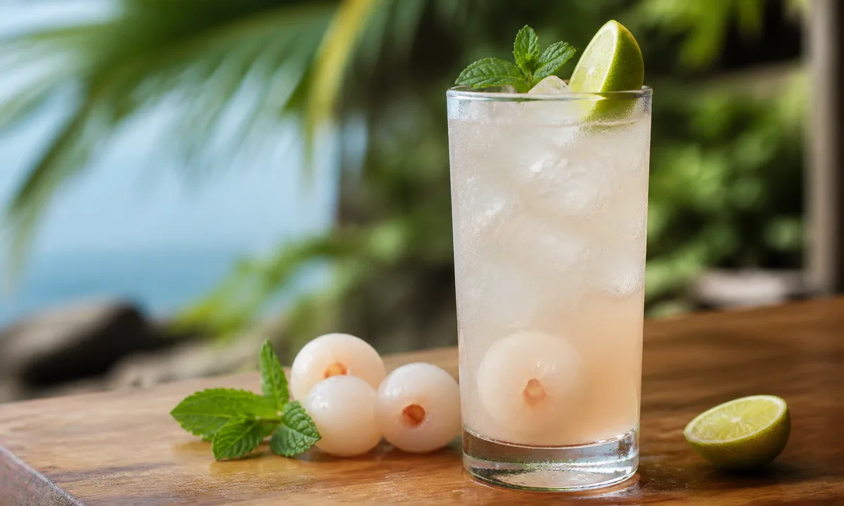 Lychee Lime Cooler – IslandFruitGuide Recipe