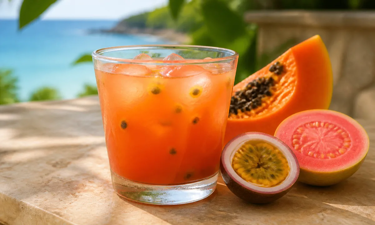 Papaya-Passion-Guava Elixir (Island Trio) – IslandFruitGuide Recipe