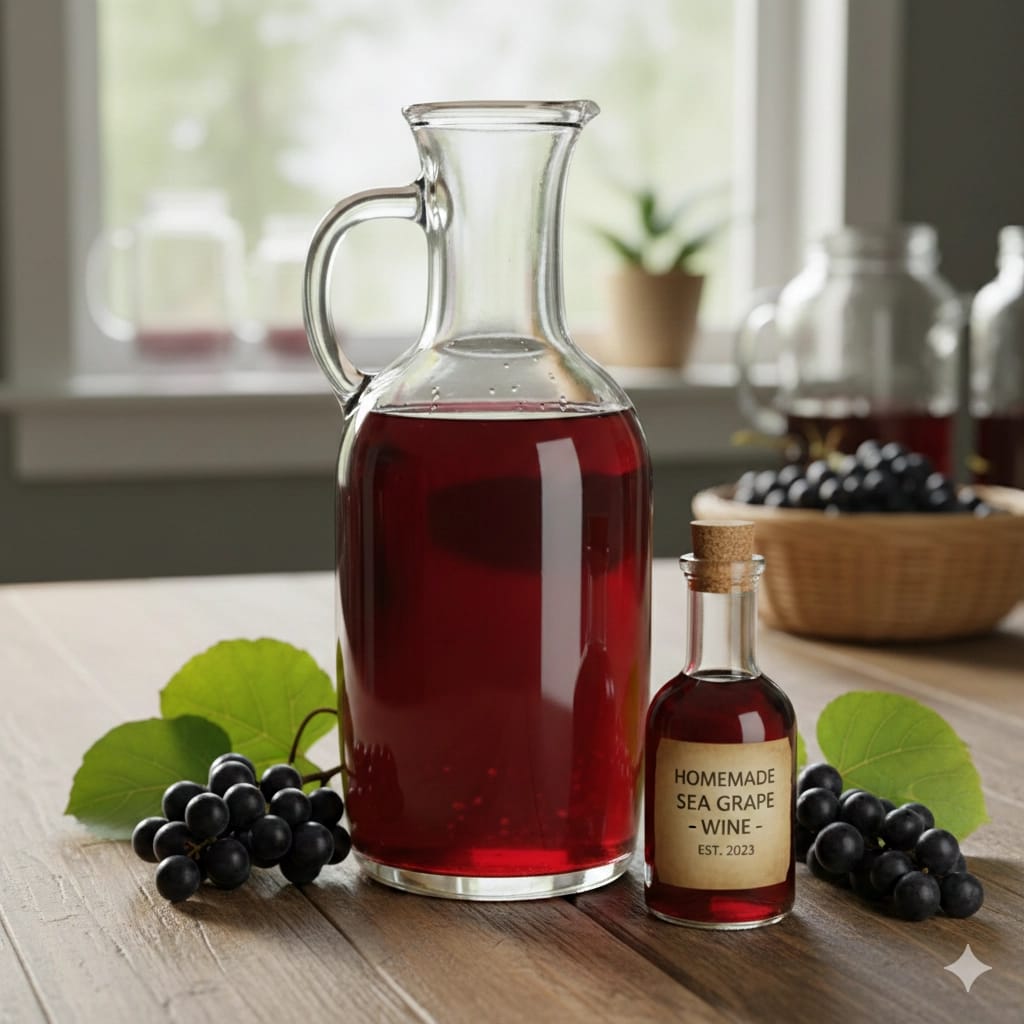 Homemade Sea Grape Wine – IslandFruitGuide Recipe