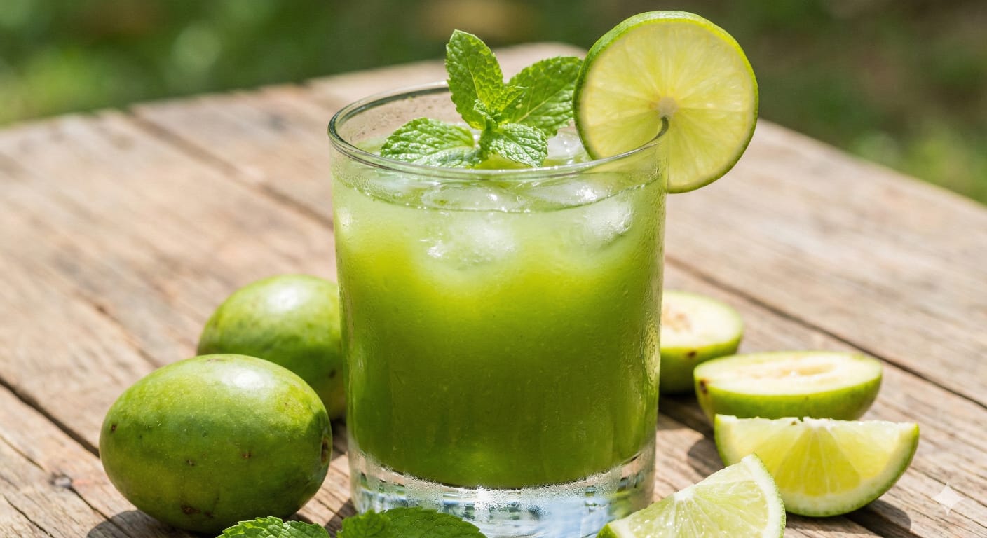 Green June Plum Drink – IslandFruitGuide Recipe