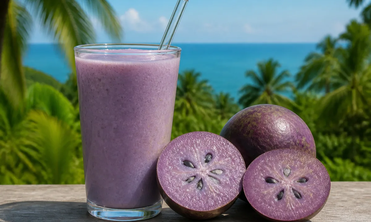 Star Apple Milkshake – IslandFruitGuide Recipe