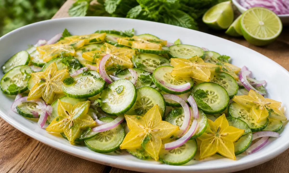Star Fruit Cucumber Salad – IslandFruitGuide Recipe