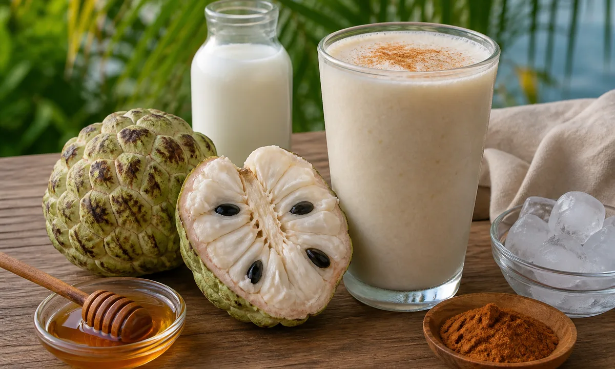 Sweetsop Smoothie – IslandFruitGuide Recipe